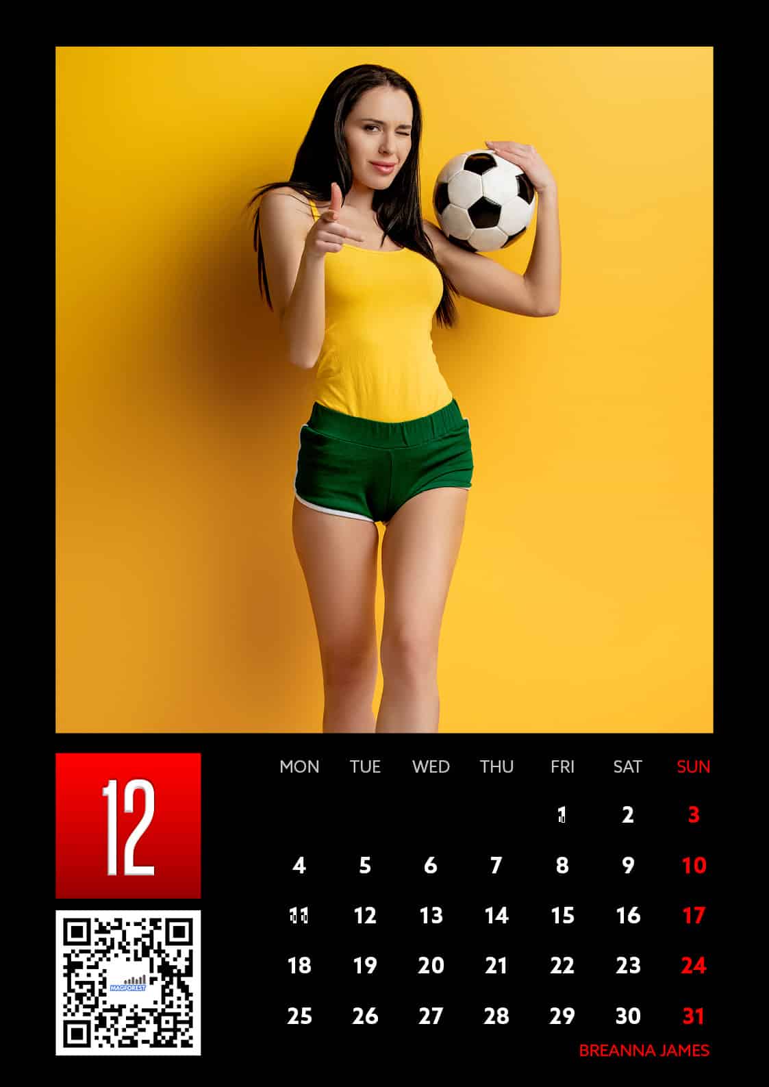 Finest Magazine - Ball Work for Dudes - 2023 Calendar