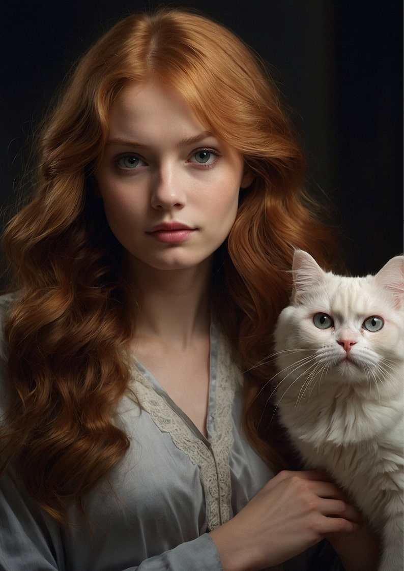 Charisma MicroMAG - Girl and her Cat