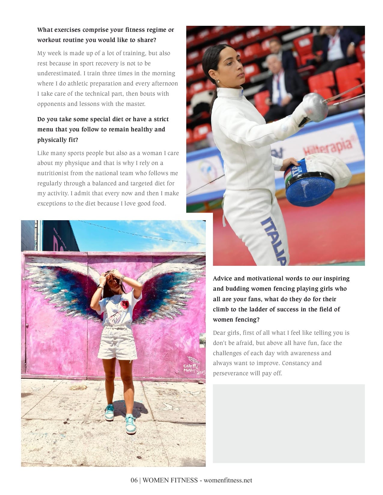 Women Fitness International Magazine - February 2024 - Alberta Santuccio