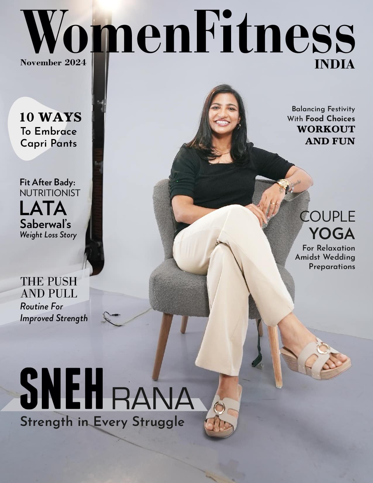 Women Fitness India Magazine - November 2024 - Sneh Rana Women Fitness India Magazine – November 2024 – Sneh Rana