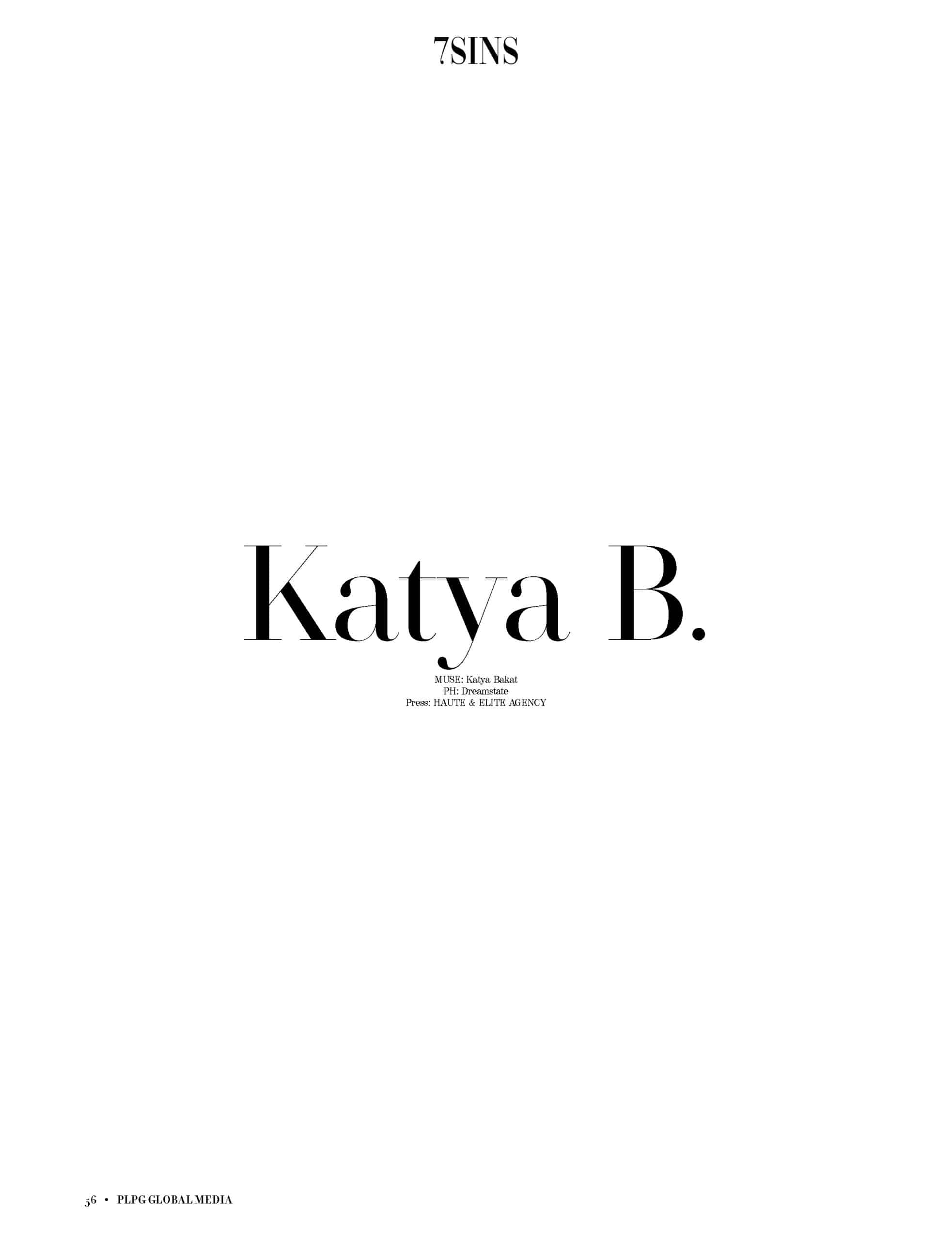7 Sins Magazine - July 2025 - Katya B