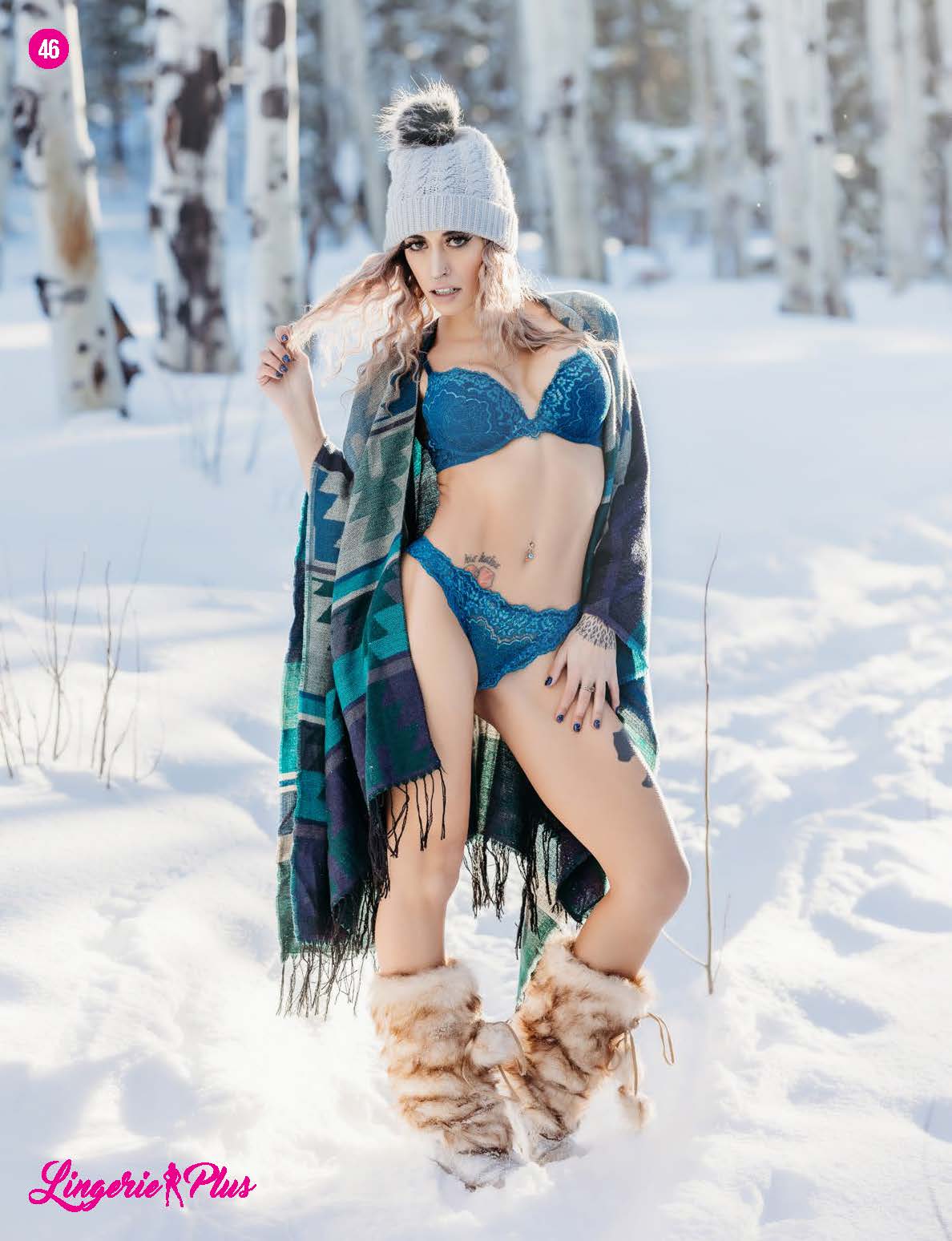 Lingerie Plus Magazine - December 2023 - Winter Edition - Maria Mercedes