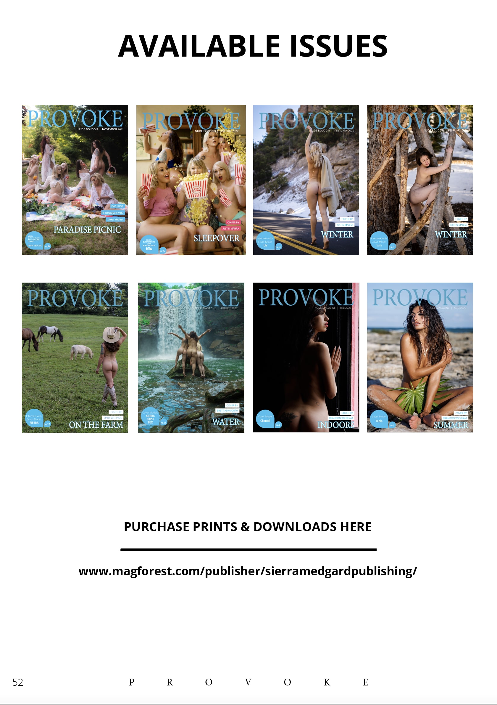 Provoke Magazine - December 2023 - Indoors 2