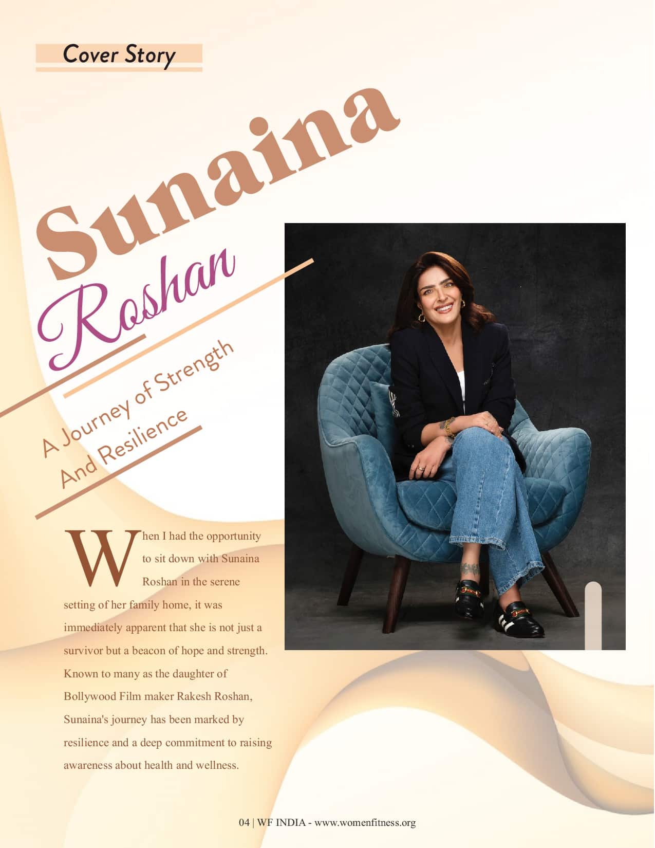 Women Fitness India Magazine - October 2024 - Sunaina Roshan