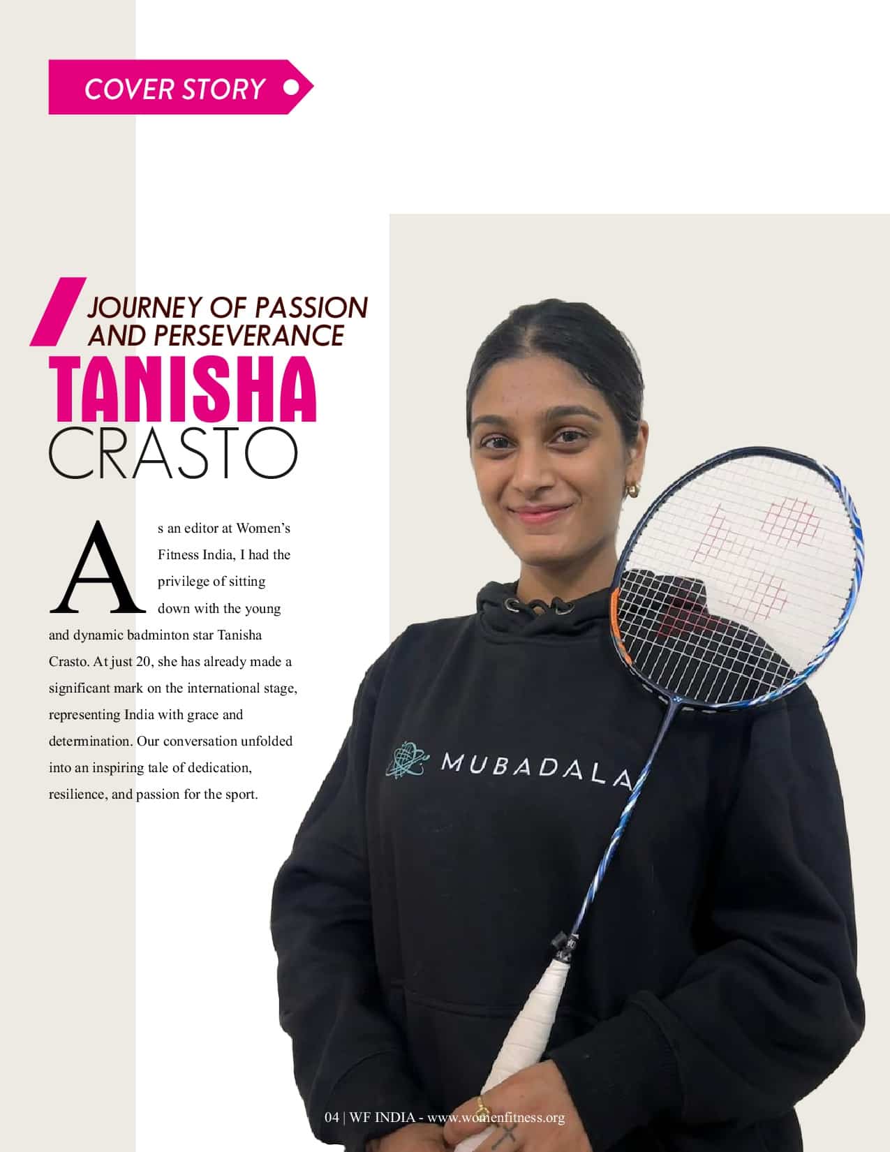 Women Fitness India Magazine - April 2025 - Tanisha Crasto