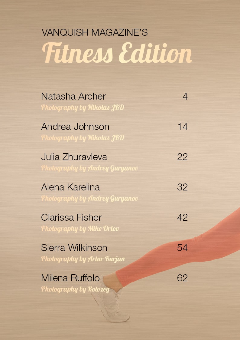 Vanquish Magazine - February 2022 - Fitness Edition - Julia Zhuravleva