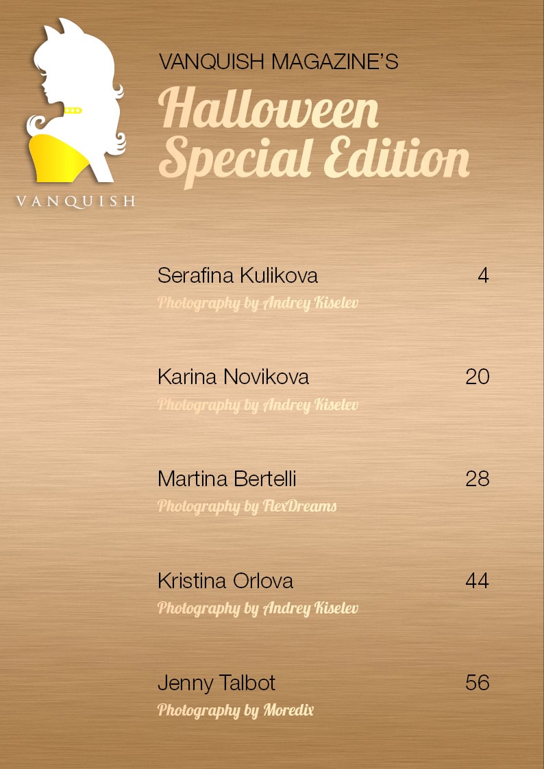Vanquish Magazine - October 2021 - Halloween Special - Serafina Kulikova