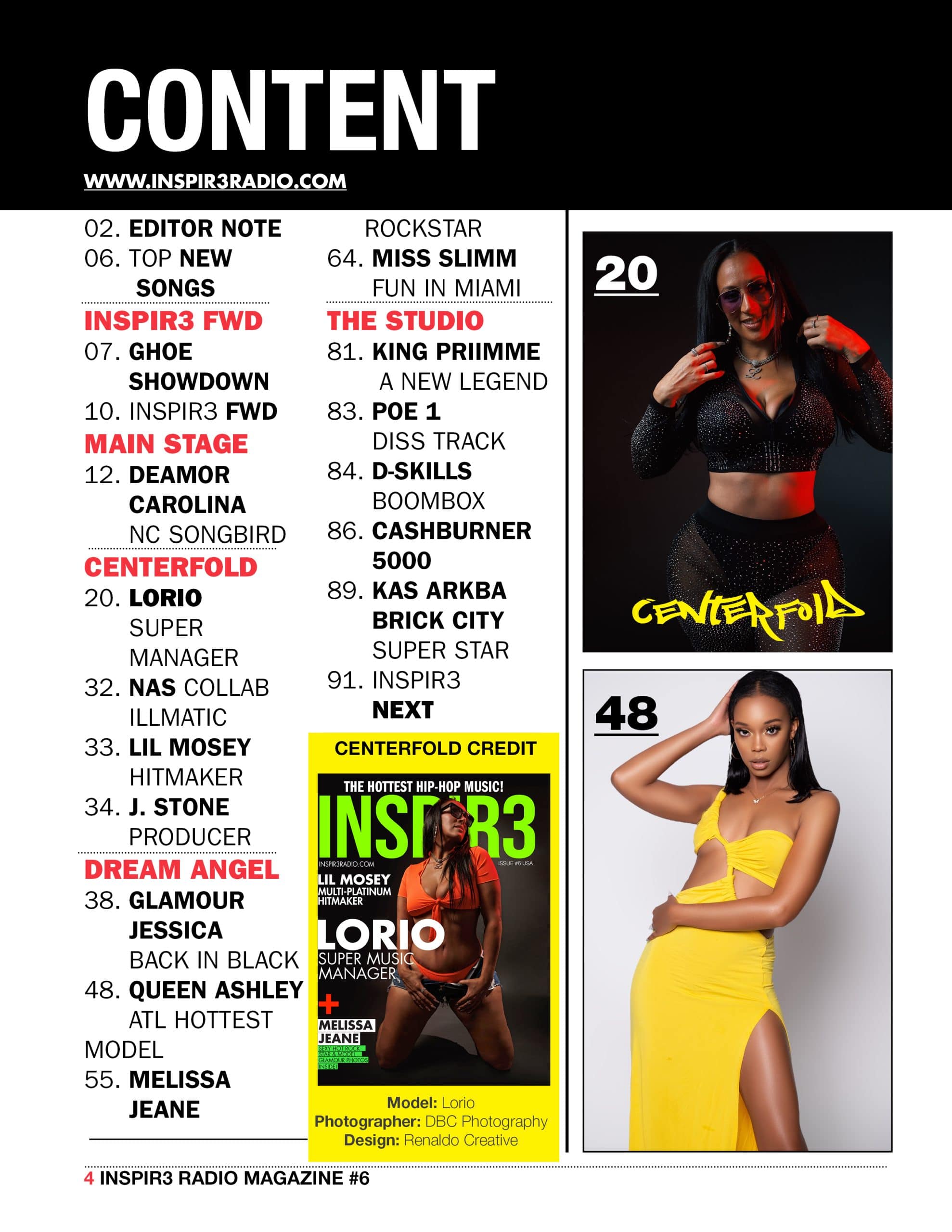 Inspir3 Radio Magazine - Issue 6 - Lorio