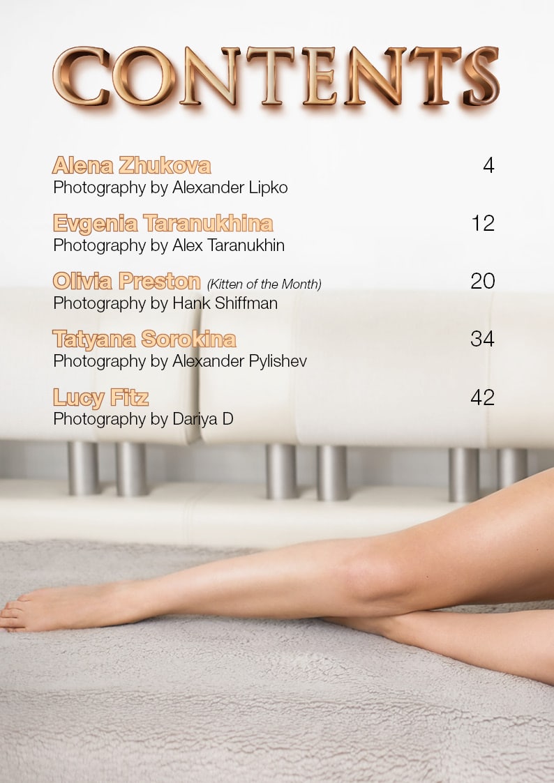 Vanquish Magazine - Gorgeous Blondes - April 2025 - Olivia Preston