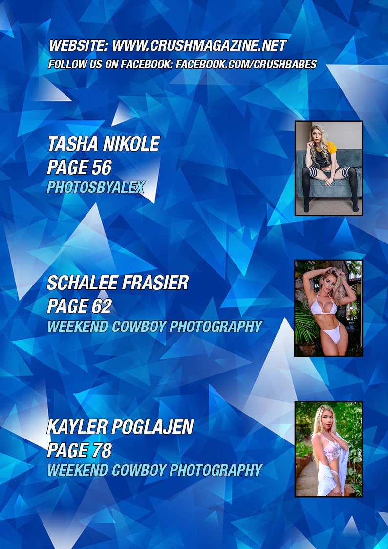Crush Magazine - August 2020 - Schalee Frasier