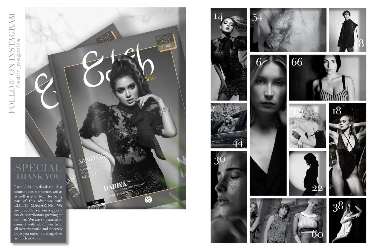 Edith Magazine - September 2021 - Issue 443 - Noire