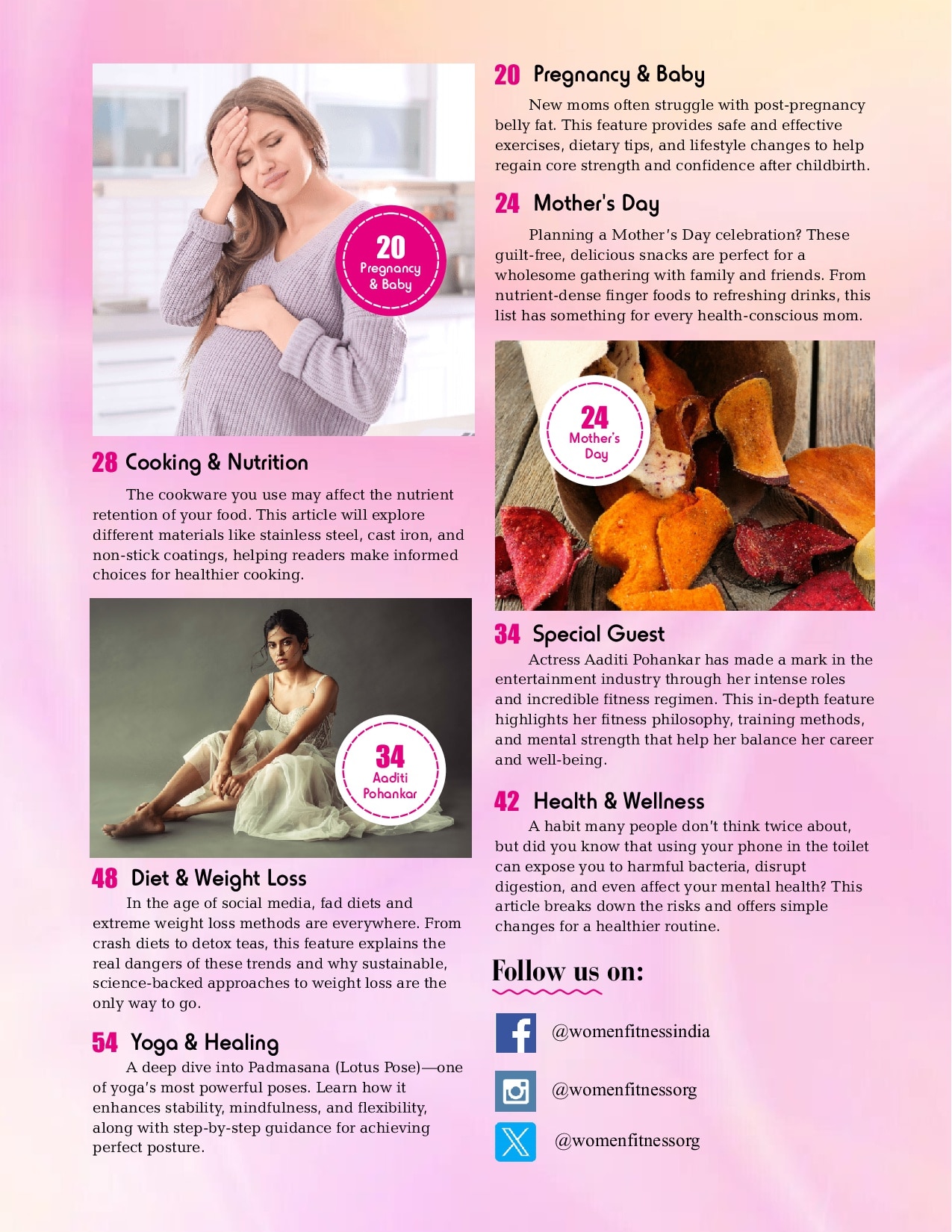 Women Fitness India Magazine - April 2025 - Tanisha Crasto
