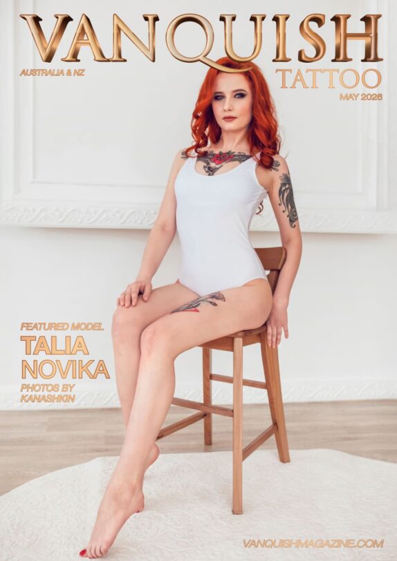 Vanquish Tattoo Magazine – May 2026 – Talia Novika 