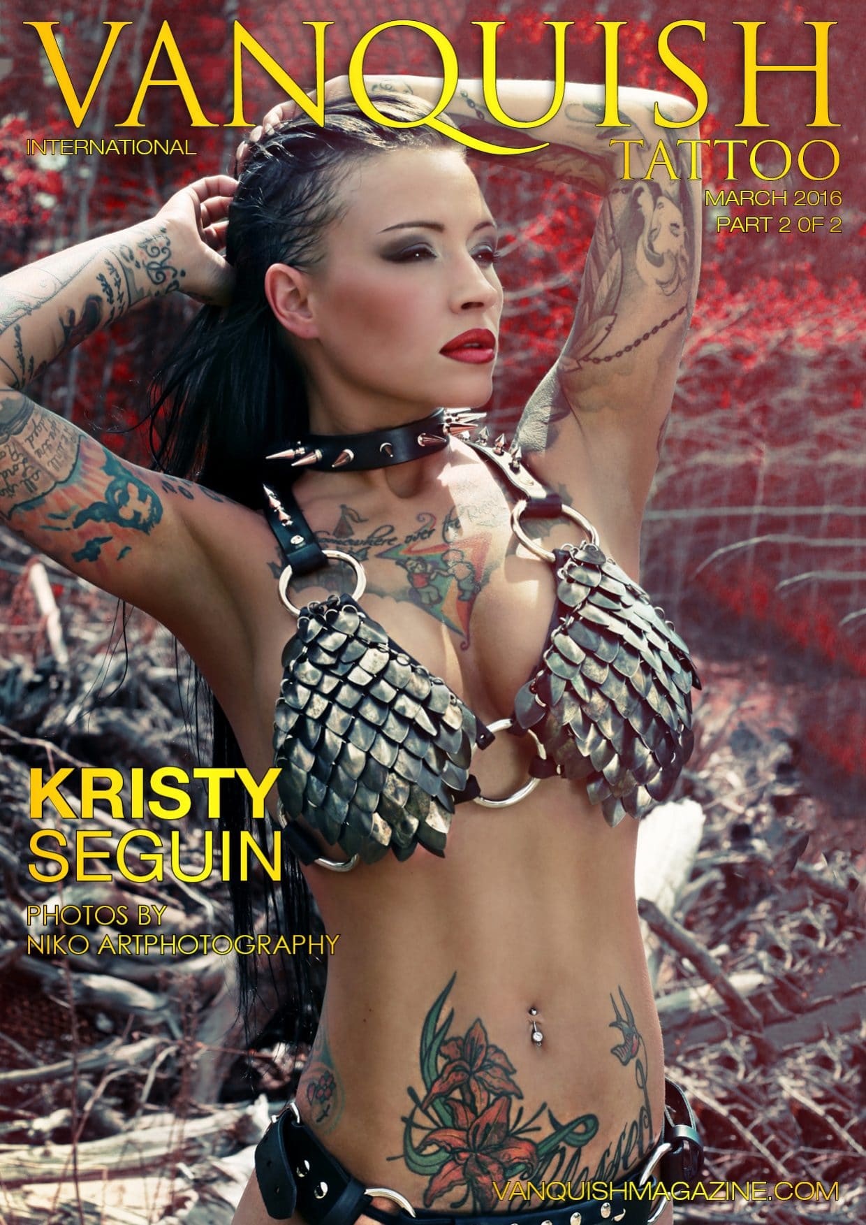 Vanquish Tattoo Magazine - March 2016 - Kristy Seguin Vanquish Tattoo Magazine – March 2016 – Kristy Seguin