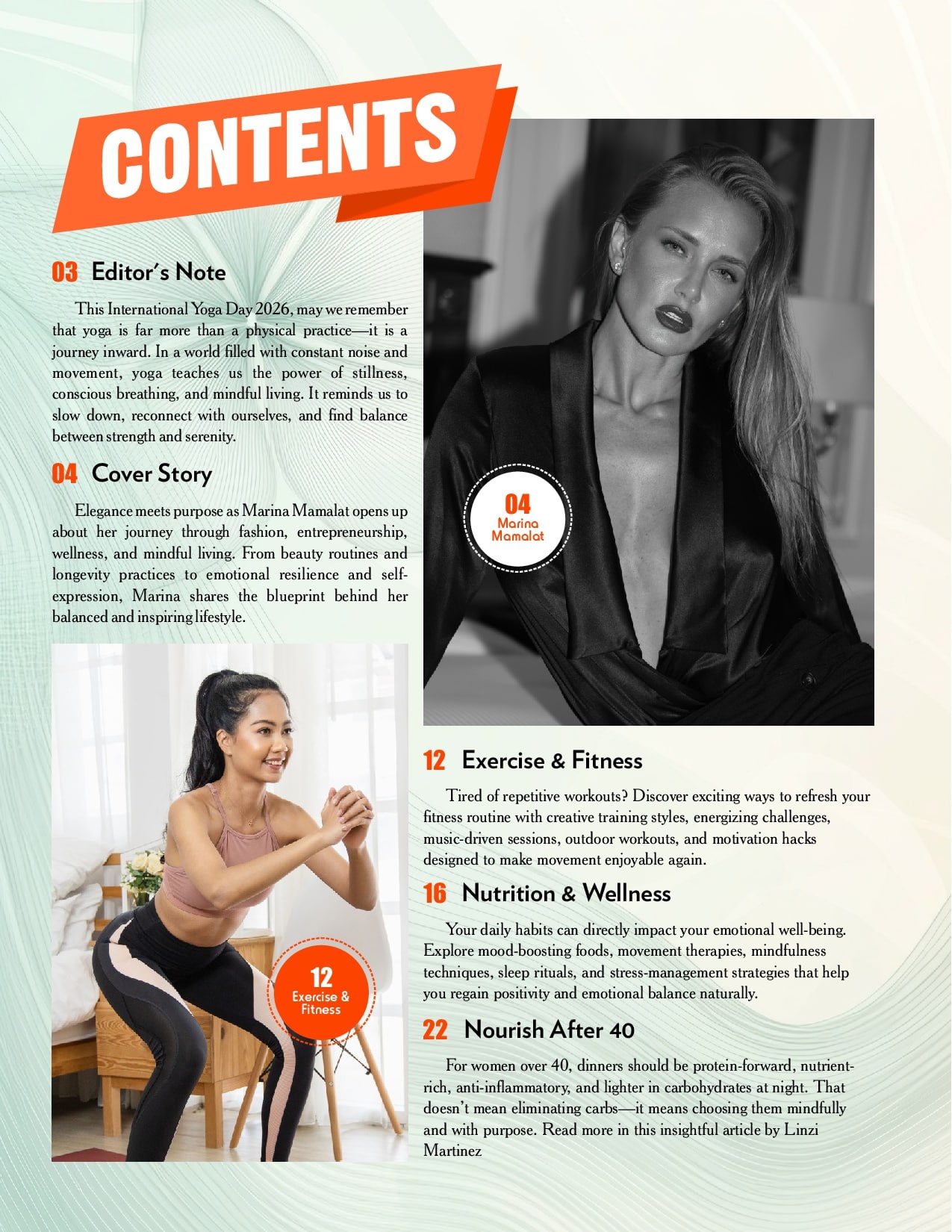 Women Fitness International Magazine - June 2026 - Marina Mamalat