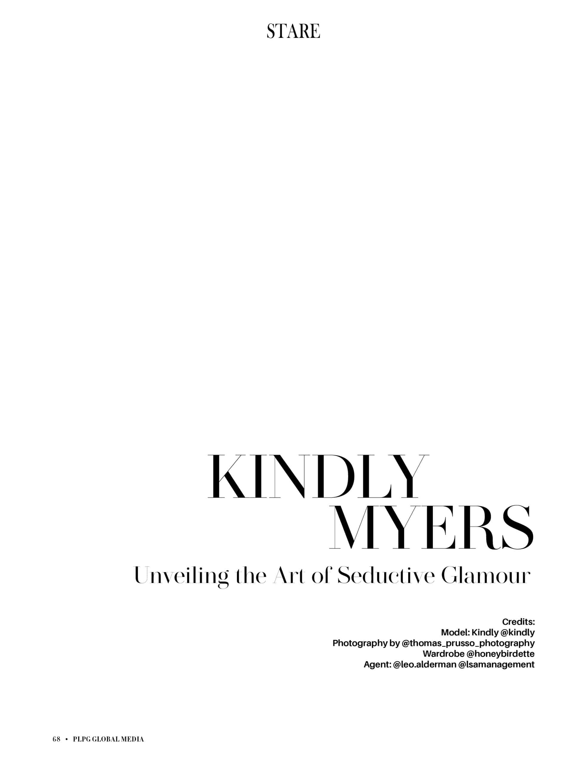 Stare Magazine - September 2024 - Kindly Myers