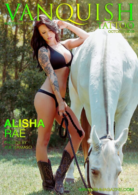 Vanquish Tattoo Magazine – October 2015 – Alisha Rae 