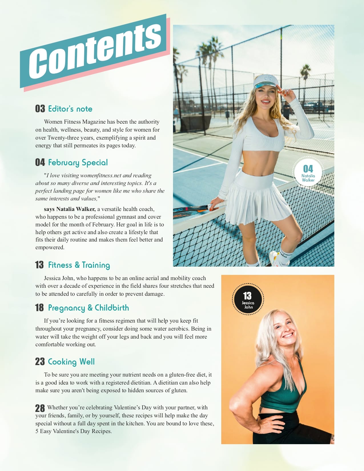 Women Fitness International Magazine - February 2023 - Natalia Walker