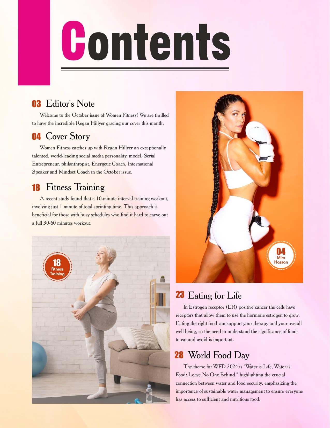 Women Fitness International Magazine - October 2024 - Regan Hillyer