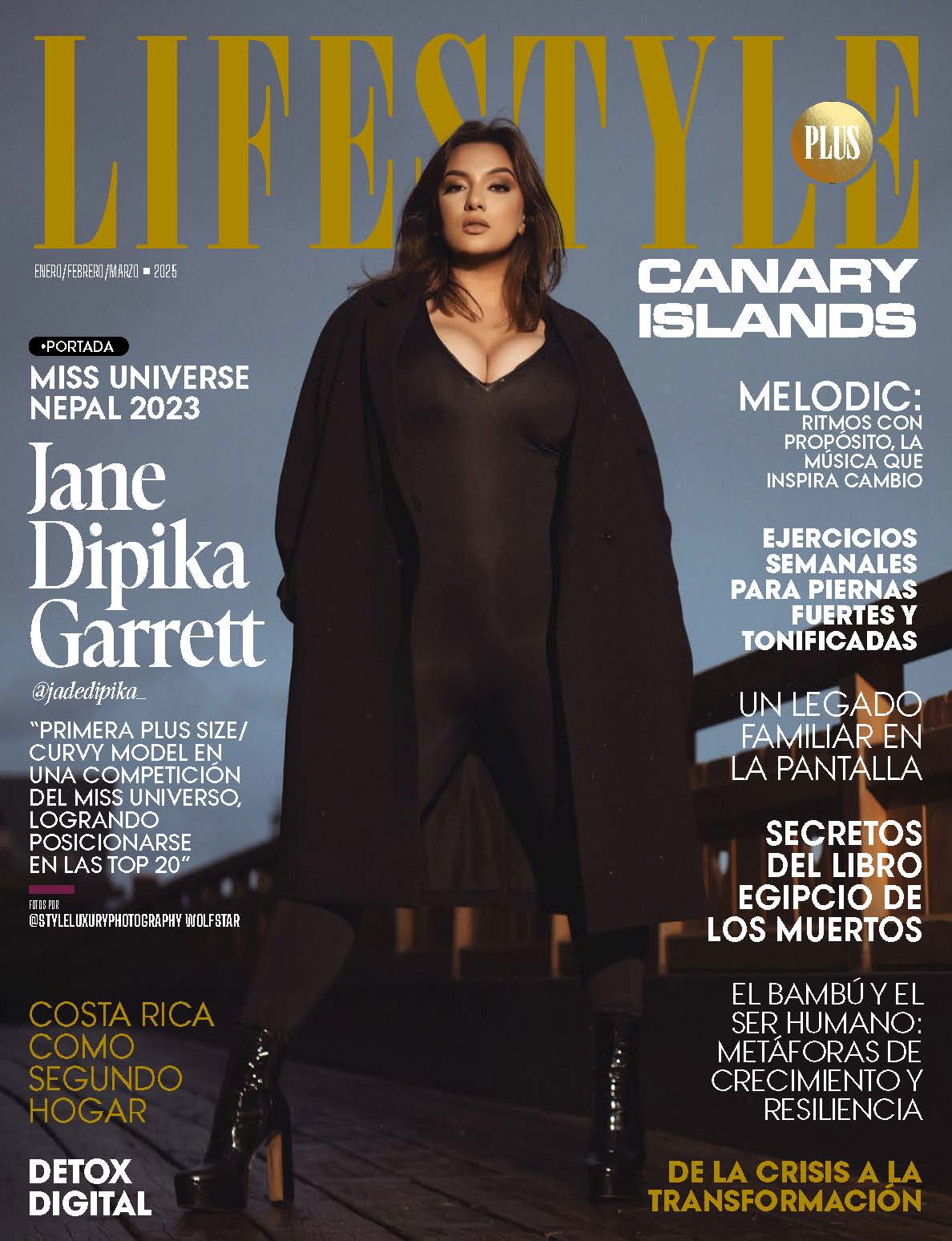 Lifestyle Plus Magazine - Canary Islands - January 2025 - Jane Dipika Garrett Lifestyle Plus Magazine – Canary Islands – January 2025 – Jane Dipika Garrett