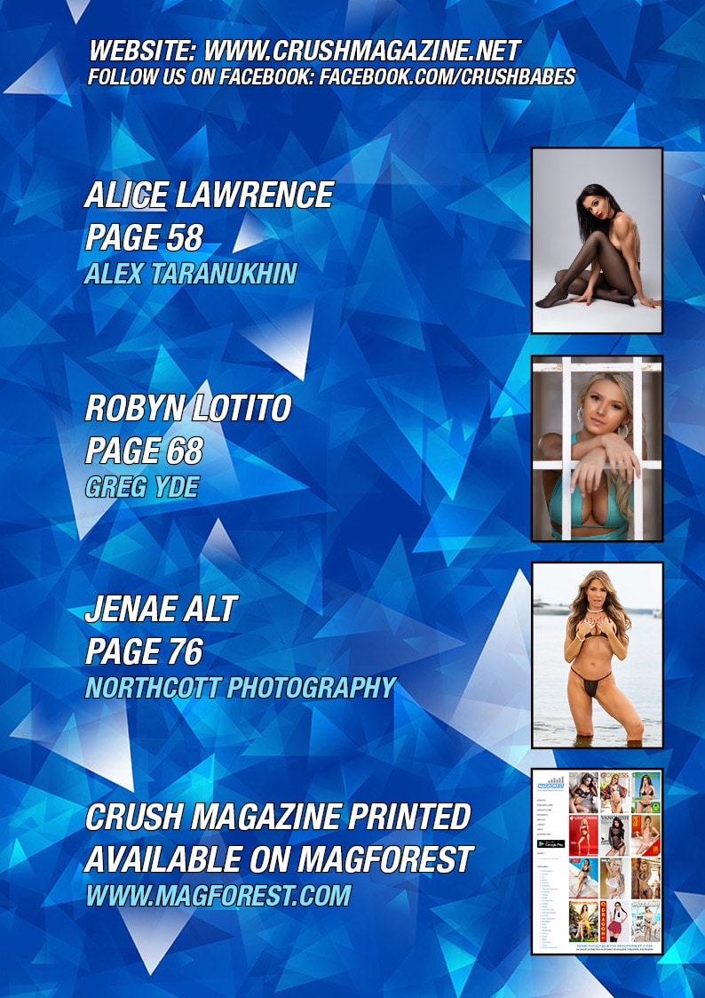 Crush Magazine - August 2022 - Alice Lawrence