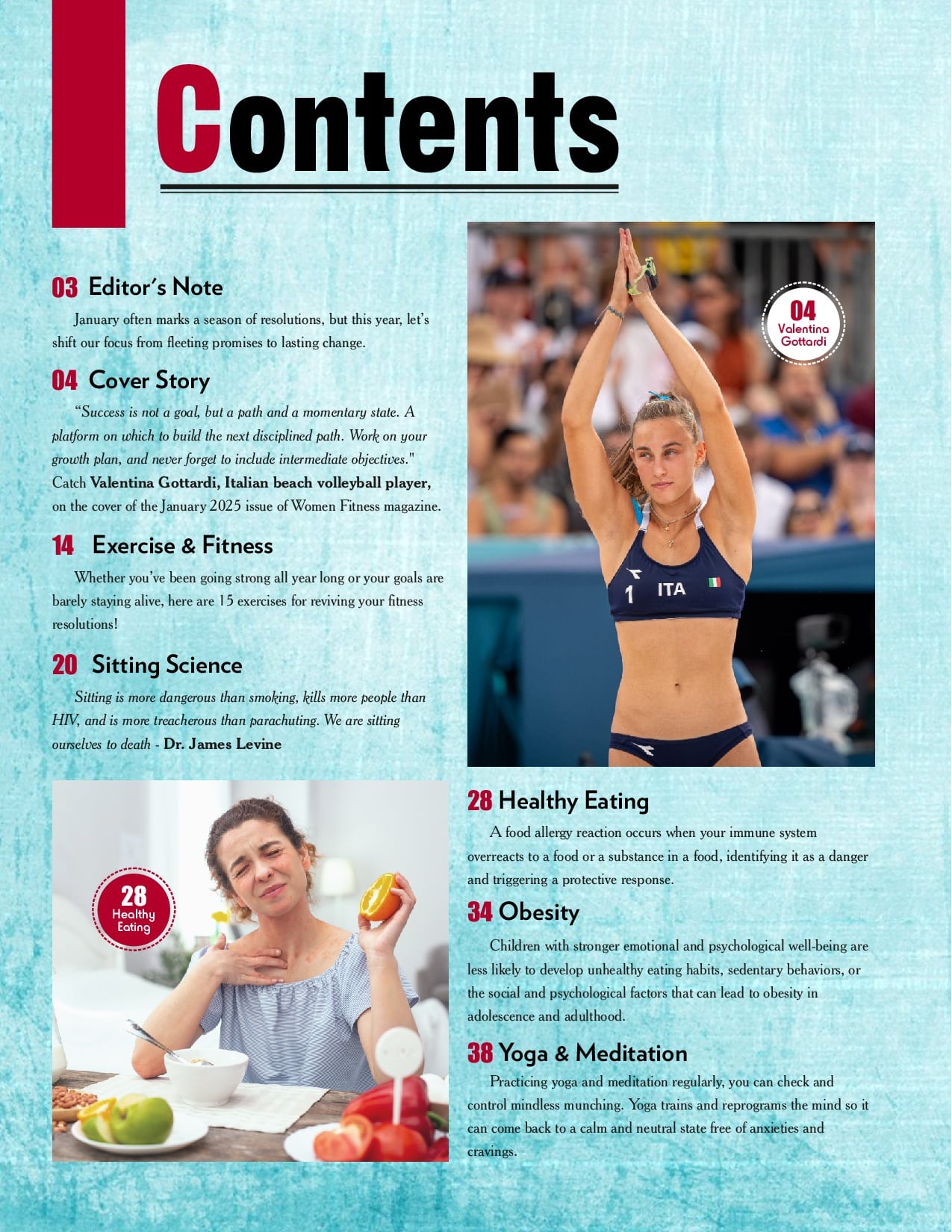 Women Fitness International Magazine - January 2025 - Valentina Gottardi
