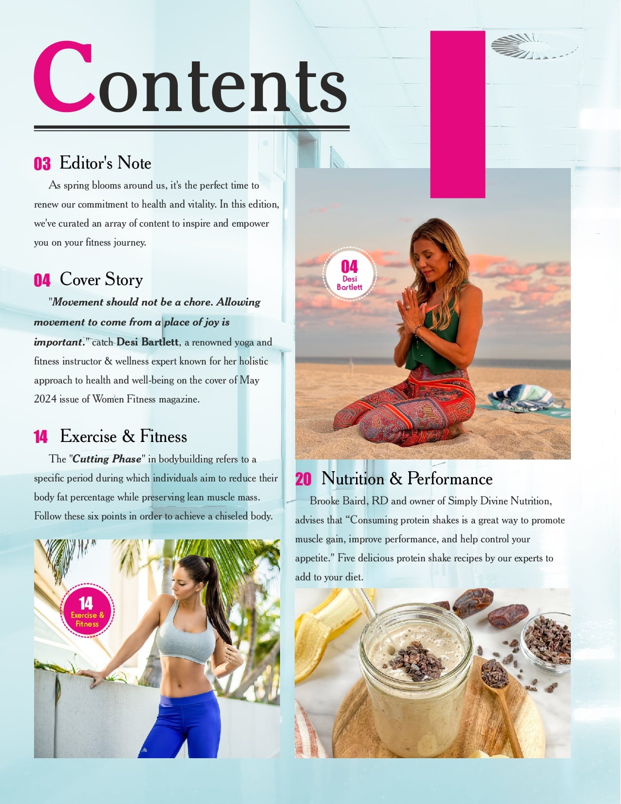 Women Fitness International Magazine - May 2024 - Desi Barlett