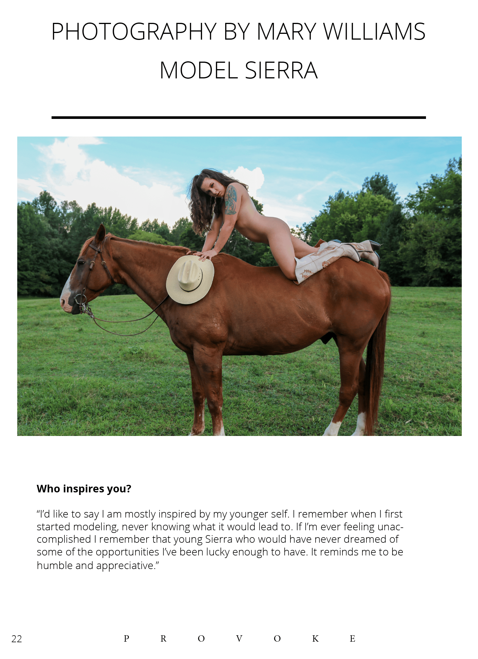 Provoke Magazine - June 2022 - On The Farm
