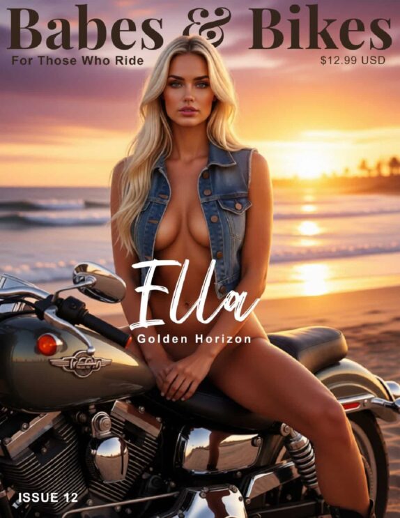 Babes & Bikes Magazine - Issue 12 - Ella magazine cover