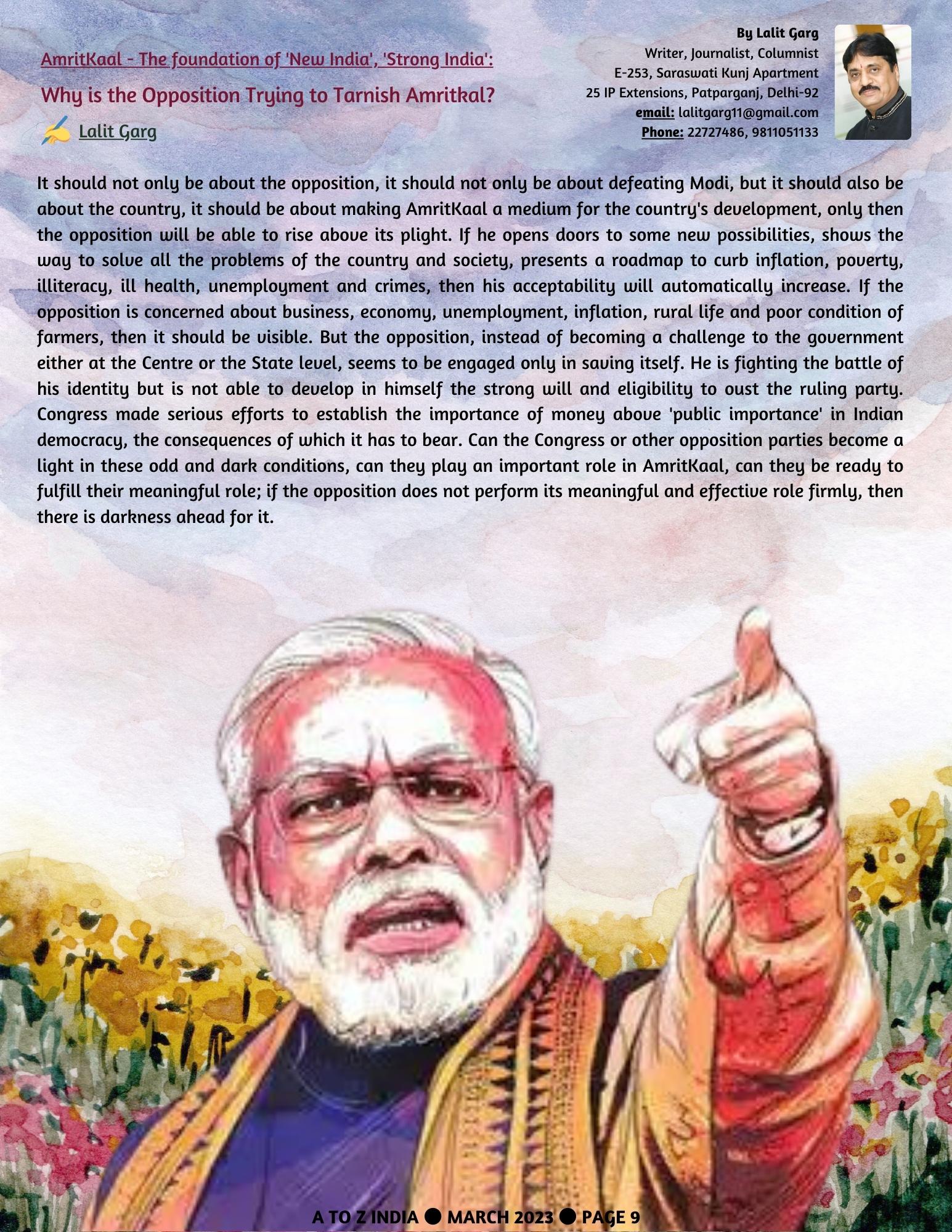 A to Z India Magazine - March 2023