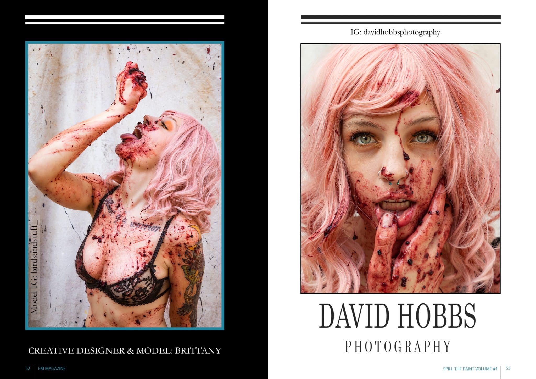EM Magazine - Spill The Paint - Volume 1 - Katie Barker