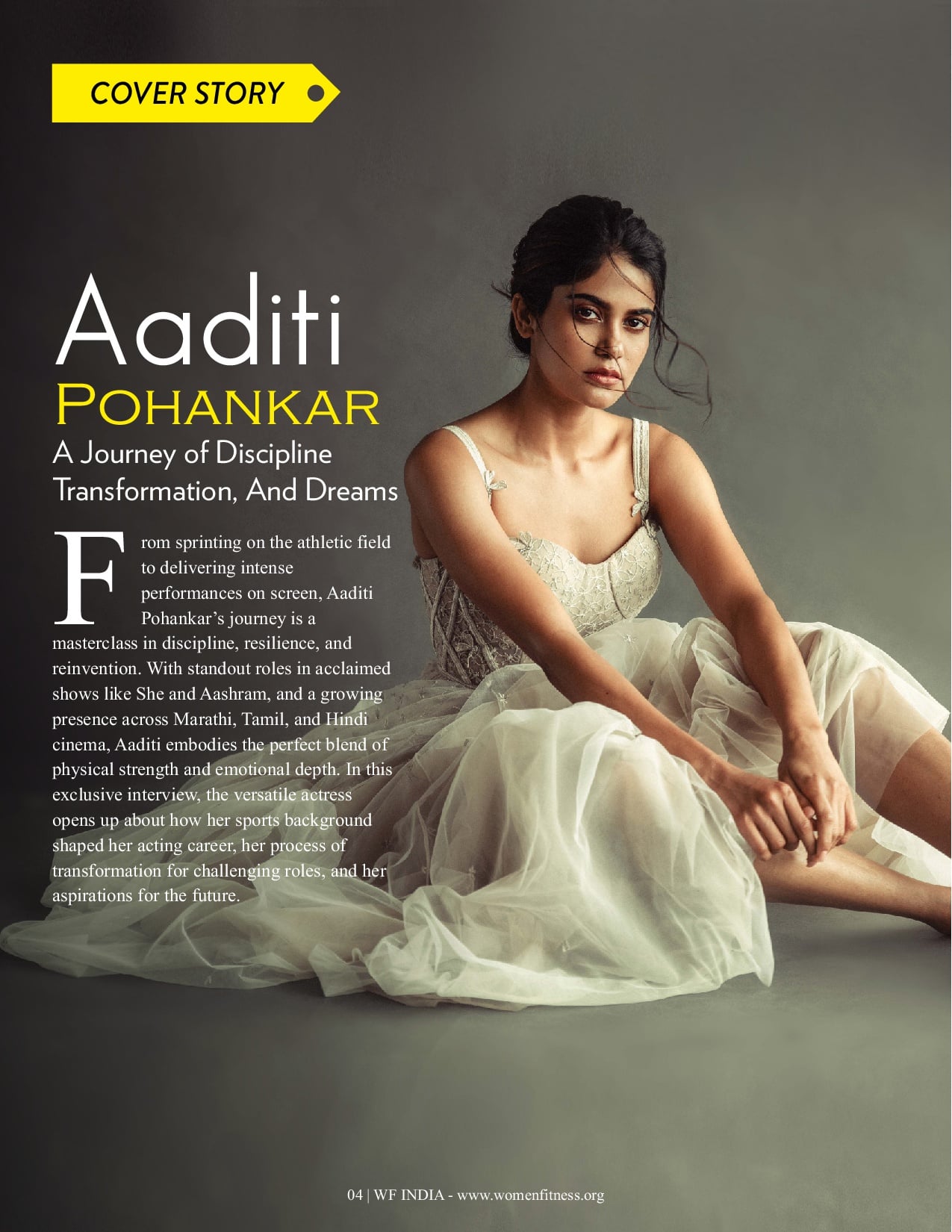 Women Fitness India Magazine - May 2025 - Aaditi Pohankar