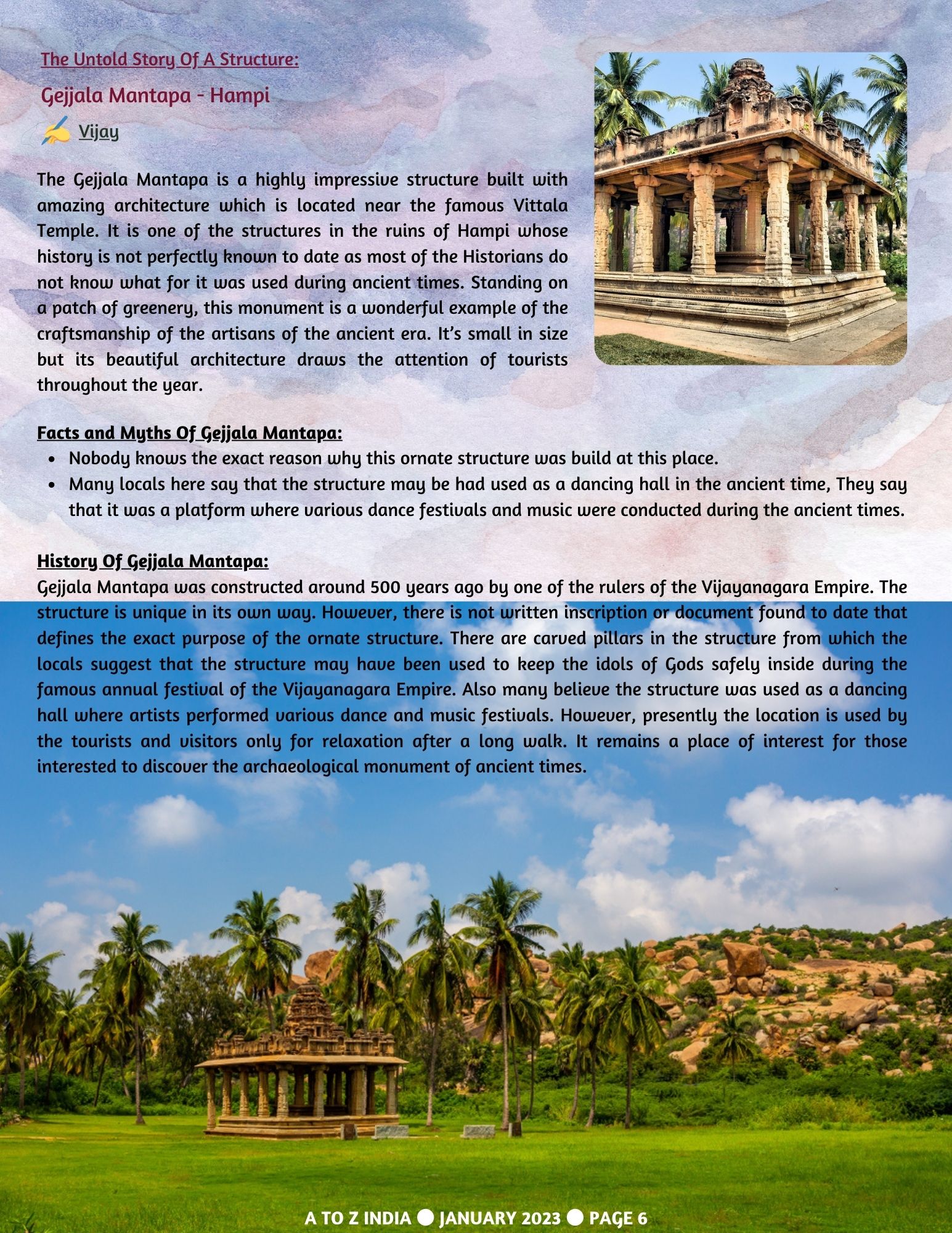 A to Z India Magazine - January 2023