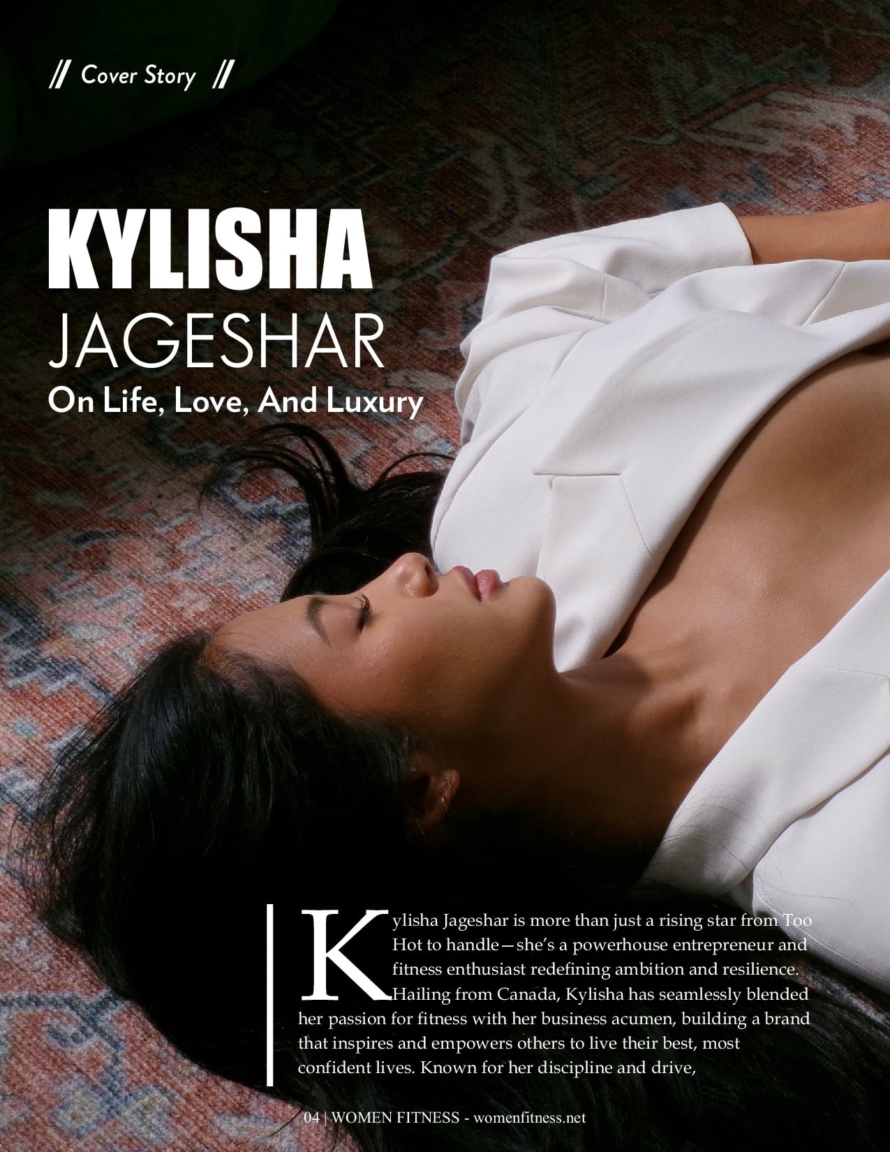 Women Fitness International Magazine - December 2024- Kylisha Jageshar