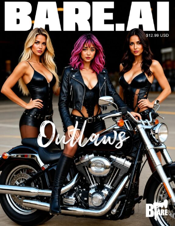 BareAI Magazine - Issue 18 - Outlaws magazine cover