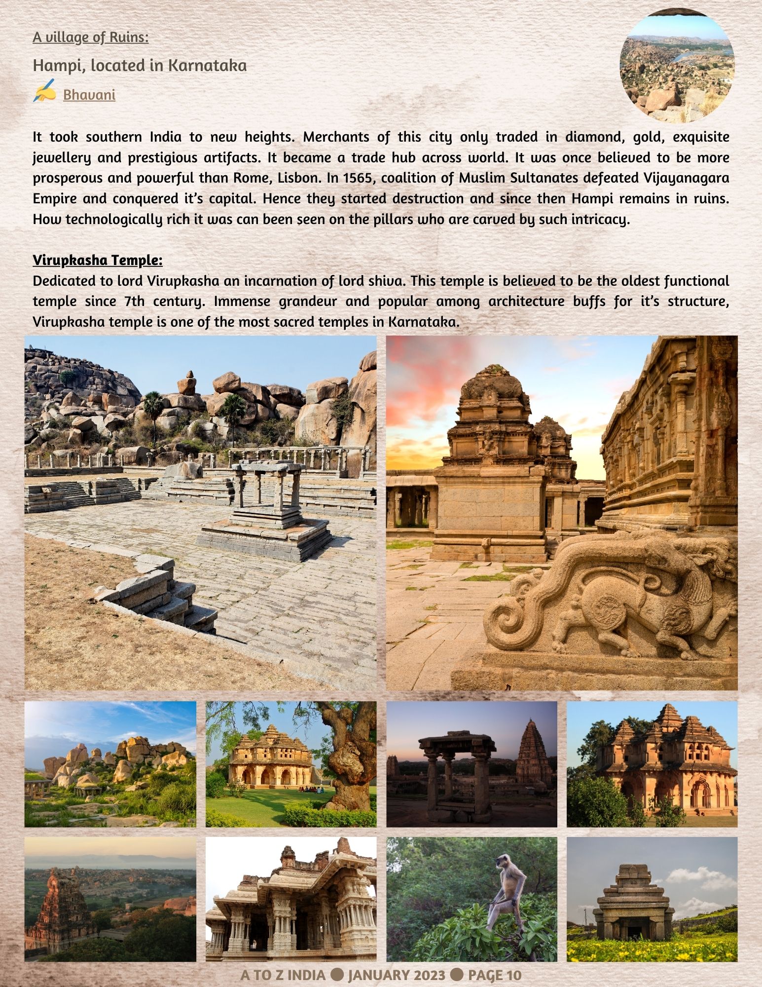 A to Z India Magazine - January 2023