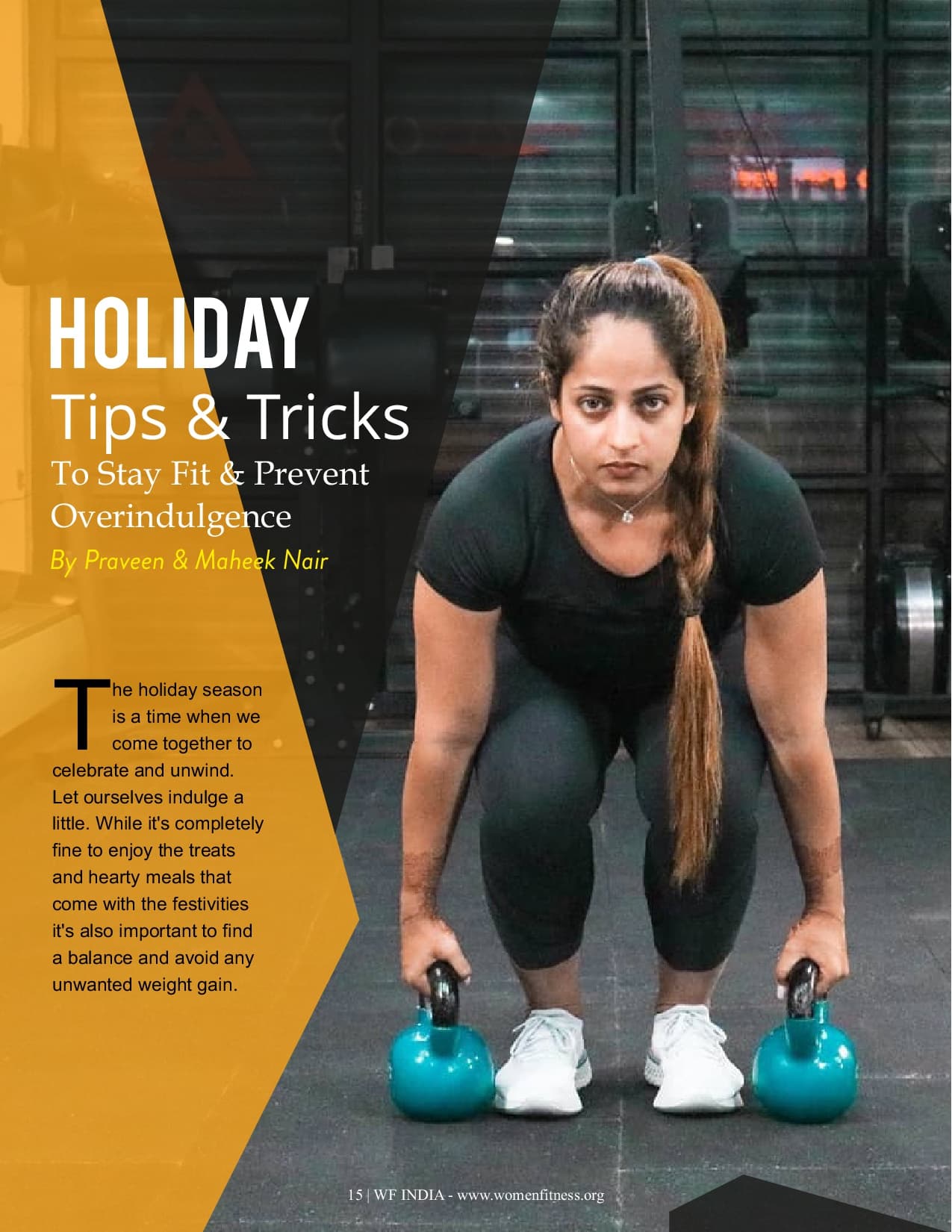 Women Fitness India Magazine - January 2024 - Sonnalli A. Sajnani