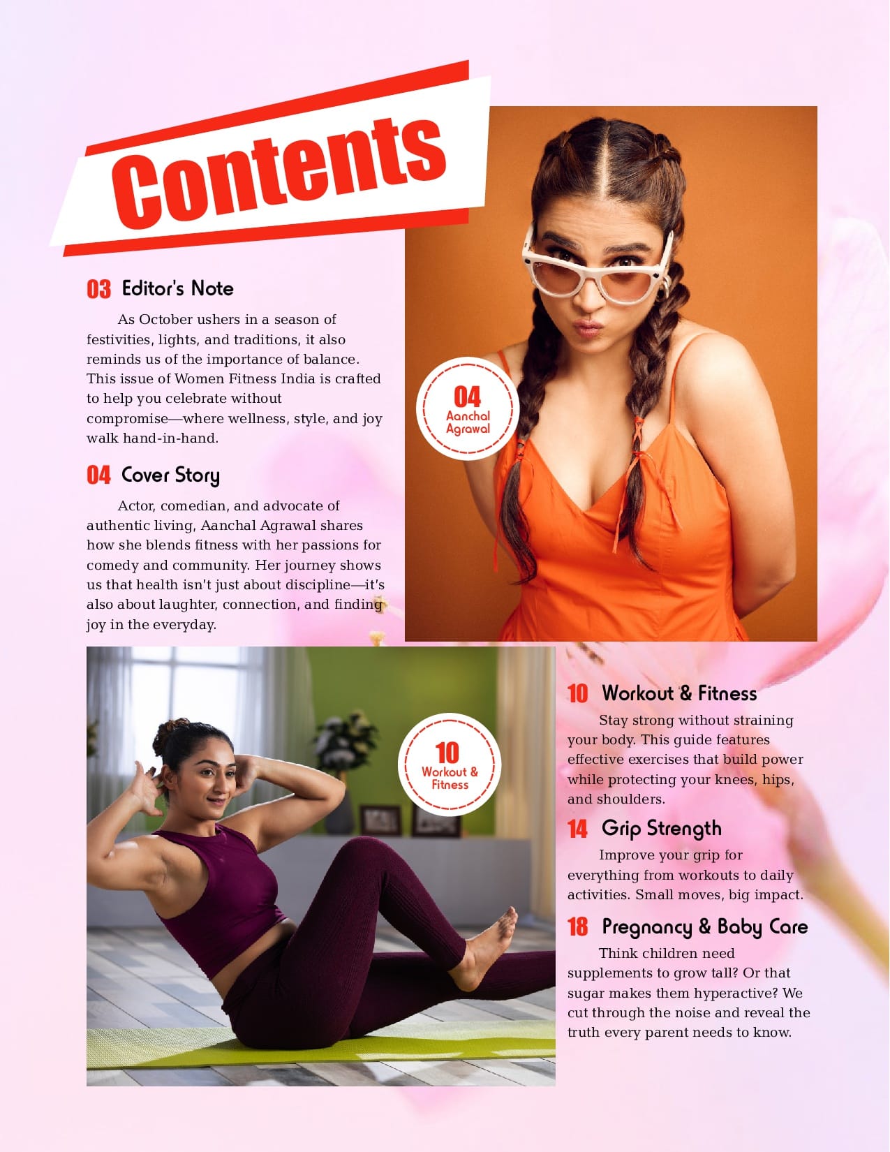 Women Fitness India Magazine - October 2025 - Aanchal Agrawal