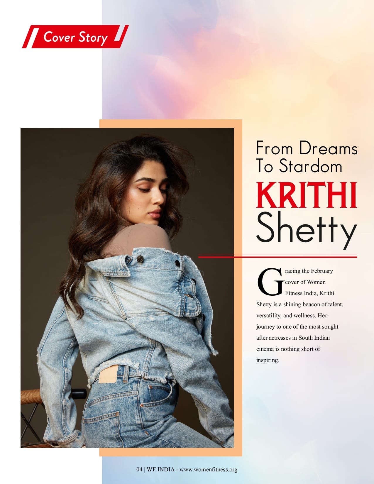 Women Fitness India Magazine - February 2025 - Krithi Shetty