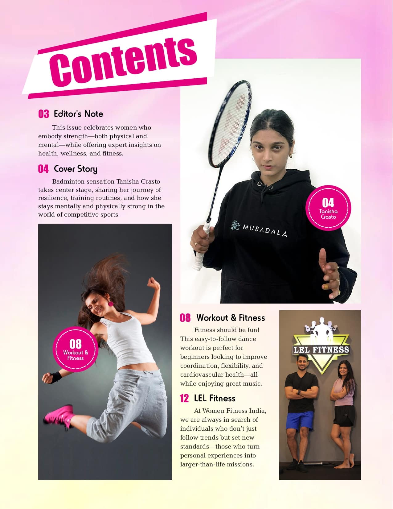 Women Fitness India Magazine - April 2025 - Tanisha Crasto