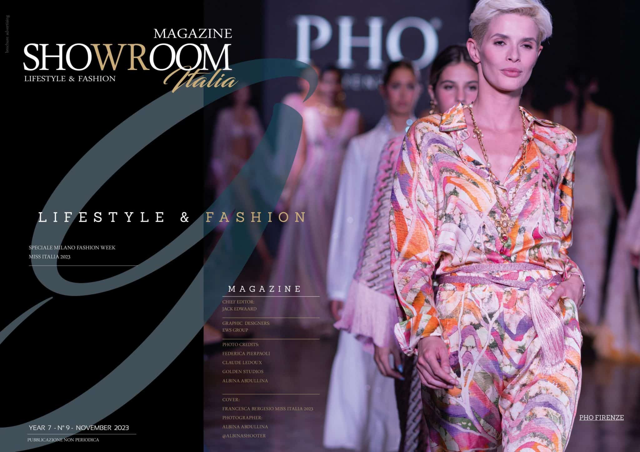 Showroom Italia Magazine - November 2023 - Milan Fashion Week 2023 & Miss Italia 2023