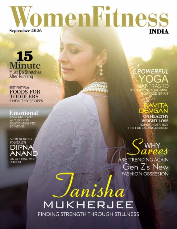 Women Fitness India Magazine - September 2026 - Tanisha Mukherjee magazine cover