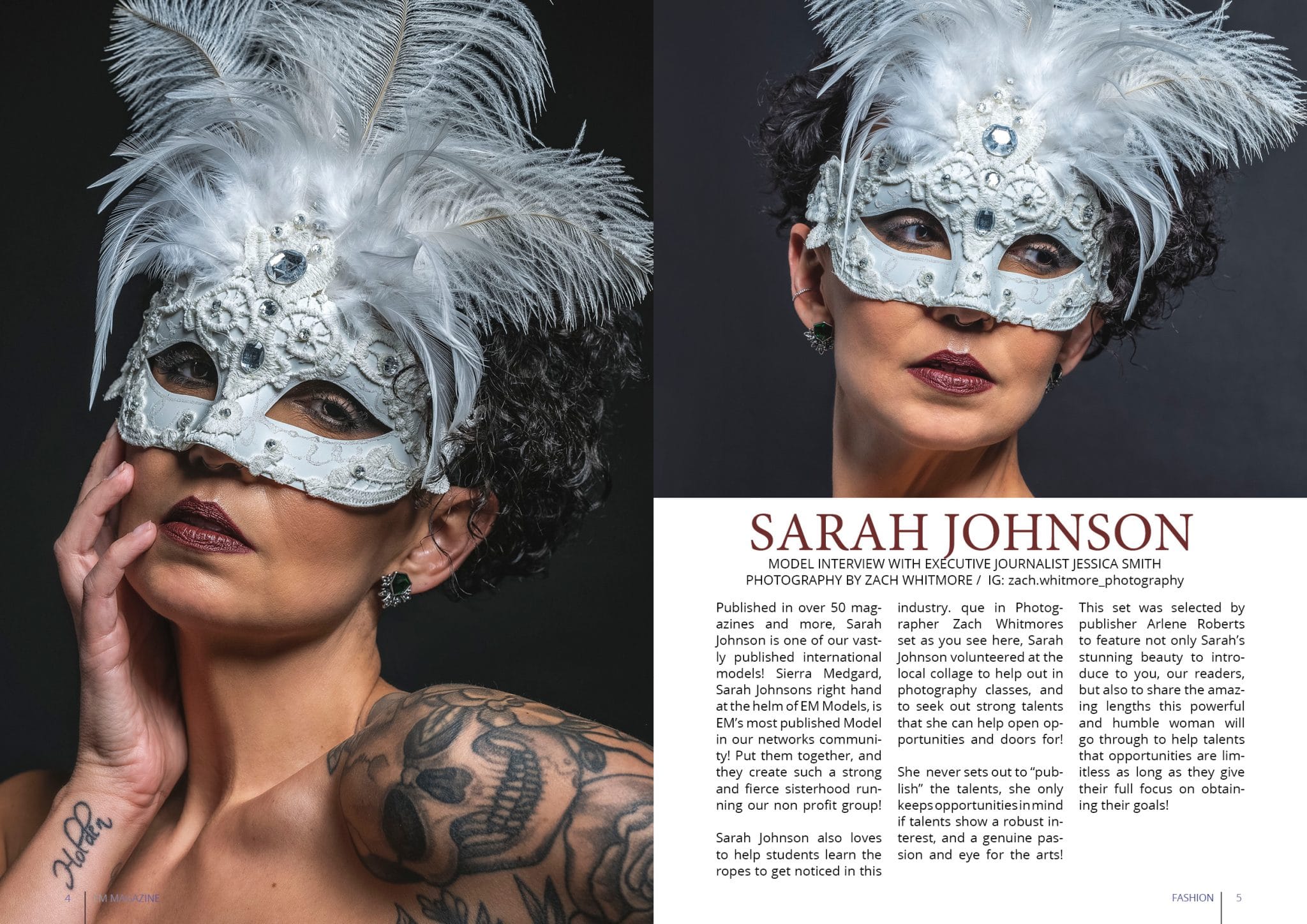 EM Magazine - Model of the Year 2022 - Sarah Johnson