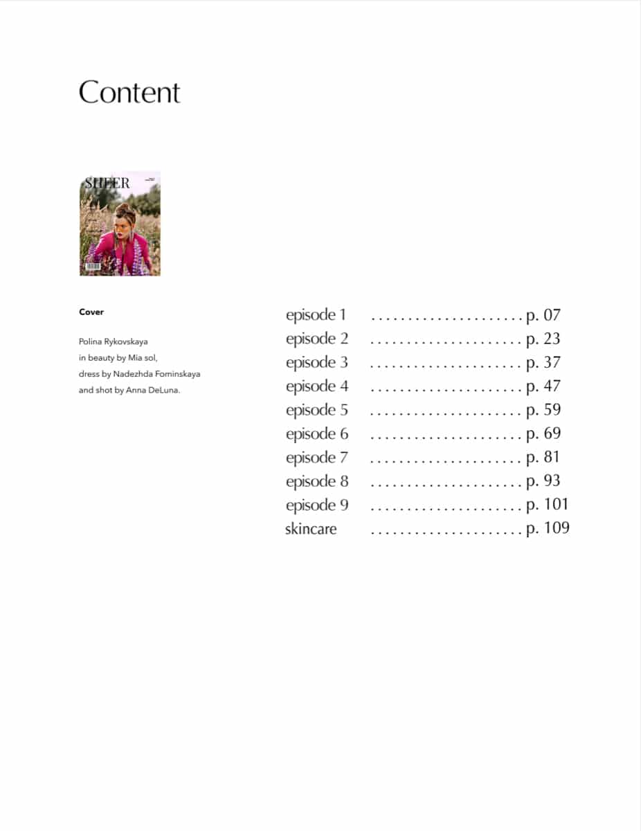 Sheer Magazine - Winter 2021 - Issue 6