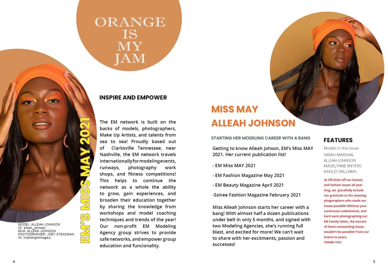 EM Magazine - May 2021 - Alleah Johnson