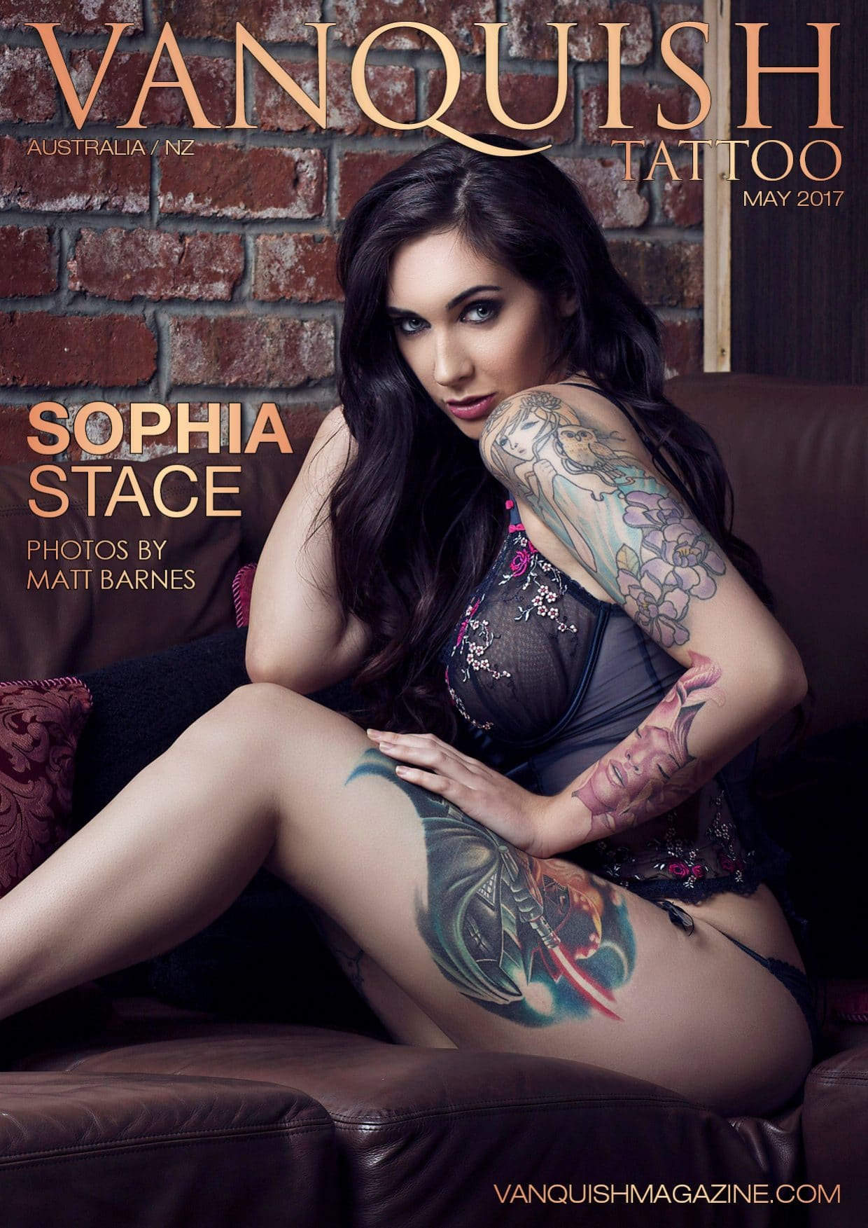 Vanquish Tattoo Magazine - May 2017 - Sophia Stace download Vanquish Tattoo Magazine – May 2017 – Sophia Stace download