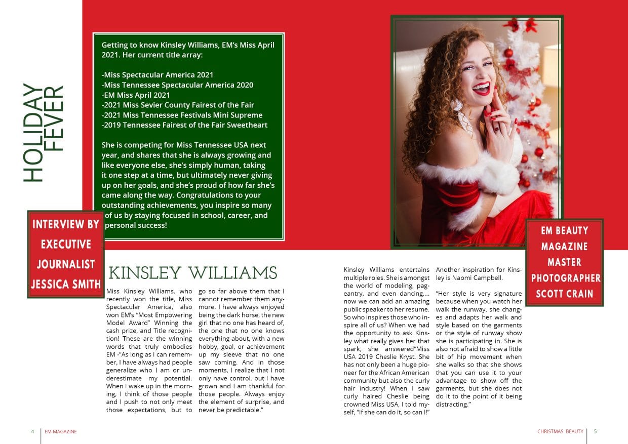 EM Magazine - December 2021 - Kinsley Williams