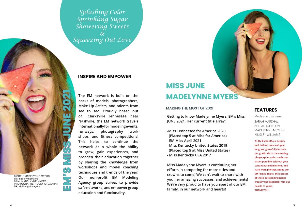 EM Magazine - June 2021 - Madelynne Myers