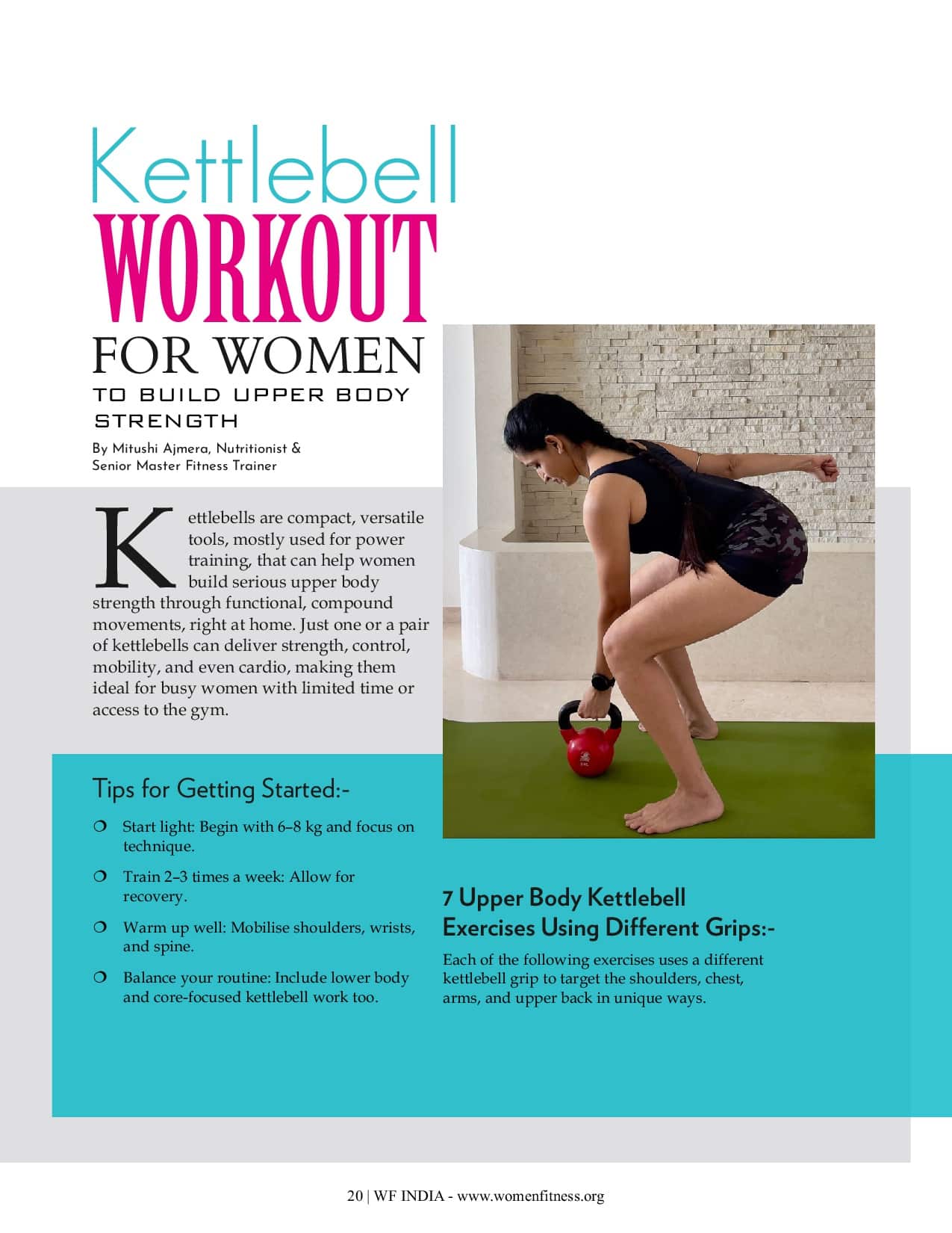Women Fitness India Magazine - September 2025 - Himaane Aarya Bhatia