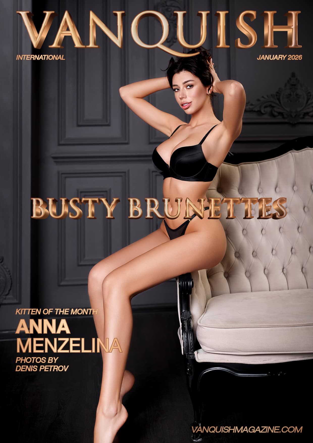 Vanquish Magazine – Busty Brunettes – January 2026 – Anna Menzelina download